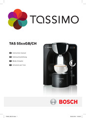 Bosch TASSIMO TAS 55CH Serie Mode D'emploi