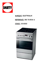 Electrolux Arthur Martin EKC513518 Notice D'utilisation