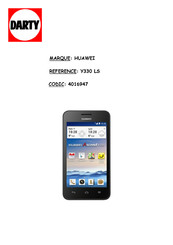 Huawei Ascend Y330 LS Guide De L'utilisateur