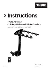 Thule Apex 9025XT Instructions