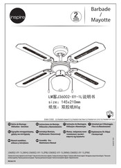 Inspire J36002-XY-1LWH Notice De Montage - Utilisation - Entretien