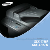 Samsung SCX-4725F Mode D'emploi