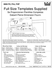 dorma 8900 FH Instructions De Montage