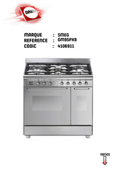 Smeg GM95PX9 Mode D'emploi