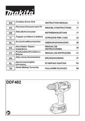 Makita DDF482RFJ Manuel D'instructions