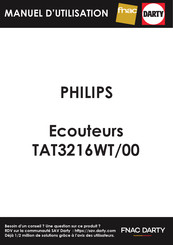 Philips TAT3216WT/00 Mode D'emploi