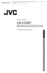 JVC UX-C25DA Mode D'emploi