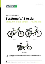 Actia VAE Manuel Utilisateur