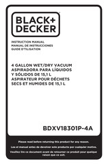 Black & Decker BDXV18301P-4A Guide D'installation