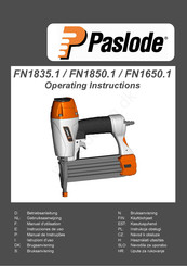 Paslode FN1850.1 Manuel D'utilisation