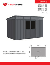 FIberWood MIRAGE MIRA1107-DG Instructions D'installation