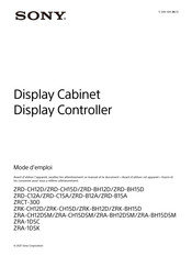 Sony ZRD-C12A Mode D'emploi