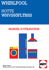 Whirlpool WHVS93FLTBSS Manuel D'installation