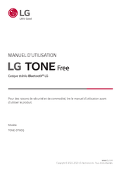 LG TONE-DT80Q Free Manuel D'utilisation