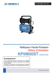 Iseki KPW600ST Notice D'utilisation