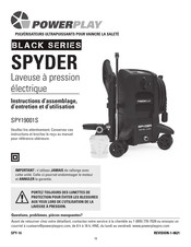 Powerplay BLACK SPYDER Instructions D'assemblage, D'entretien Et D'utilisation