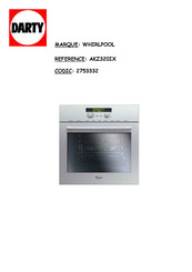 Whirlpool AKZ 320 Fiche Produit