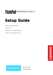 Lenovo ThinkPad S3 Guide De Configuration