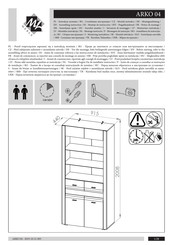 ML MEBLE ARKO 04 Notice De Montage