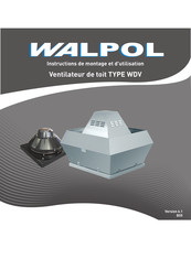 WALPOL WDV-K 315 Instructions De Montage Et D'utilisation