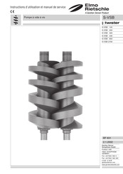Elmo Rietschle twister S-VSB 800 Instructions D'utilisation