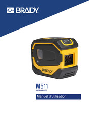 Brady M511 Manuel D'utilisation