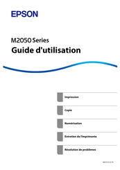 Epson M2050 Serie Guide D'utilisation