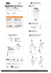 Petzl MICRO TRAXION Document Technique