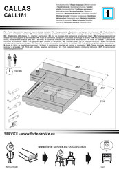 Forte CALLAS CALL181 Notice De Montage