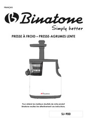 Binatone SJ-900 Mode D'emploi