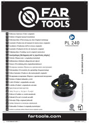 Far Tools PL 240 Notice Originale