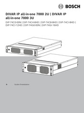 Bosch DIP-74C8-8HD Guide D'installation