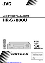 JVC HR-S7800U Mode D'emploi