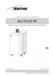 Sime ALU PLUS HE 1100 Manuel Pour L'utilisation, L'installation Et L'entretien