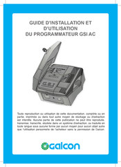 Galcon GSI AC Guide D'installation Et D'utilisation