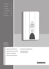 Siemens 9001071760 Notice D'utilisation