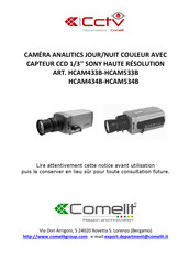 CCTV Comelit HCAM533B Mode D'emploi