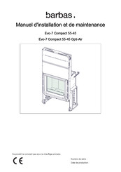 barbas Evo-7 Compact 55-45 Manuel D'installation Et De Maintenance