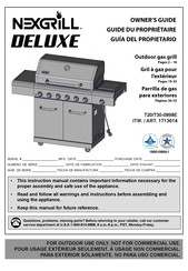 Nexgrill DELUXE 1713614 Guide Du Propriétaire