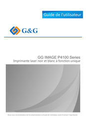 G&G GG IMAGE P4100 Serie Guide De L'utilisateur