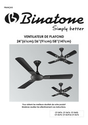 Binatone CF-3676 Mode D'emploi