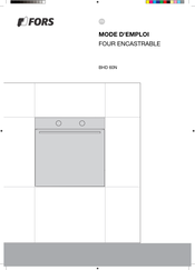 FORS BHD 60N Mode D'emploi