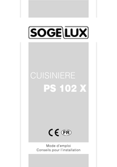 SOGELUX PS 102 X Mode D'emploi