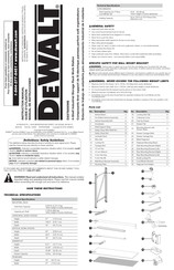 DeWalt DXST6000WB Guide D'utilisation