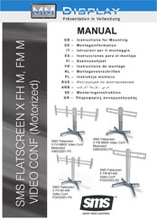 SMS Flatscreen X FH M605 Motorized Instructions De Montage