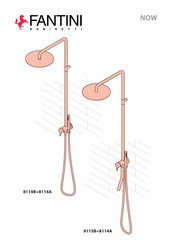 Fantini Rubinetti NOW 8115B+8114A Instructions De Montage