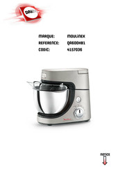 Moulinex QA600HB1 Mode D'emploi