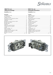 Staubli MA417 Notice De Montage
