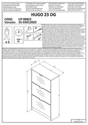 Lazurit HUGO 23 OG UP 00822 Instructions D'assemblage