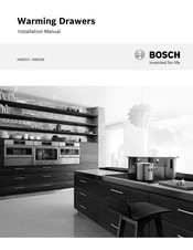 Bosch HWD5751UC Instructions D'installation